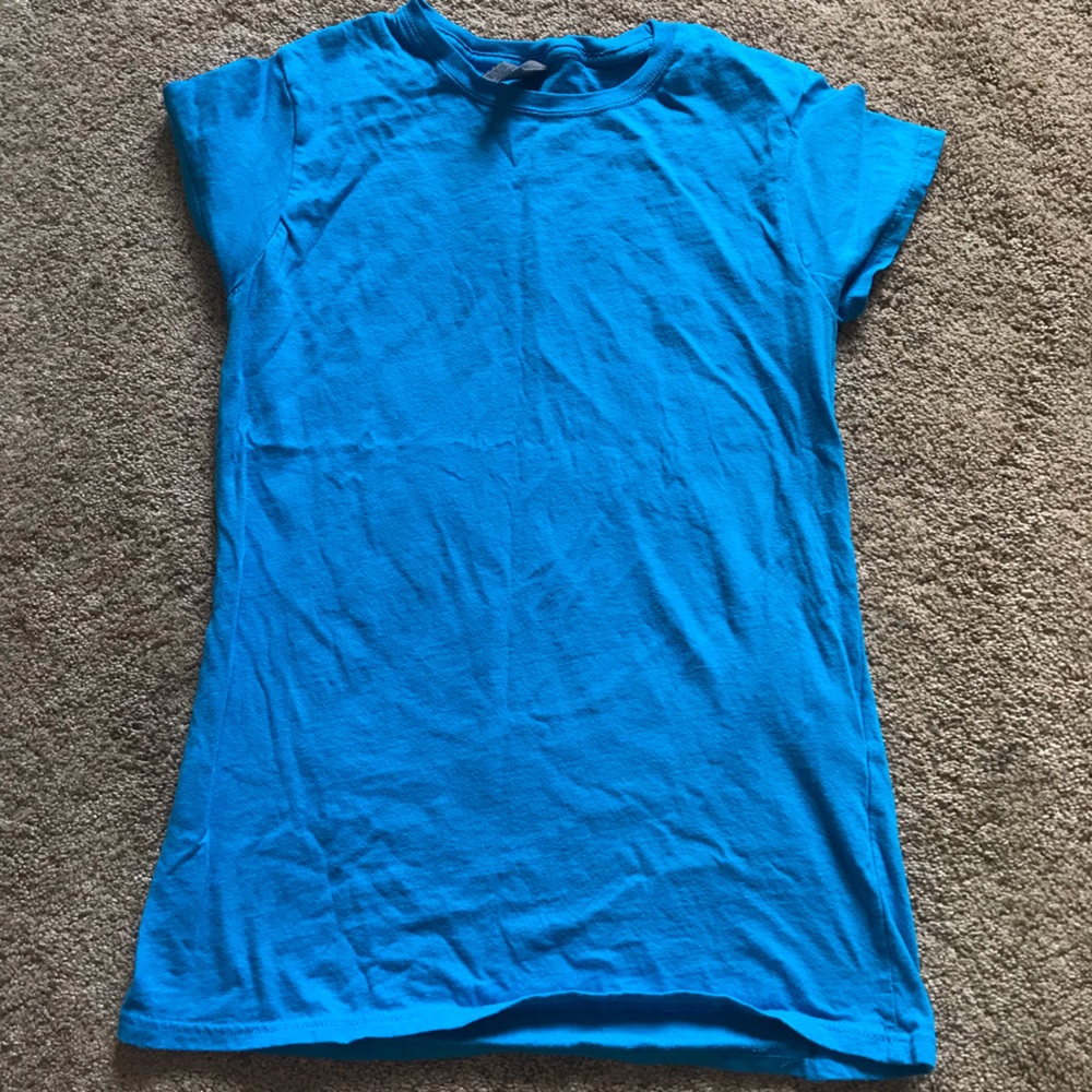Causal blue shirt